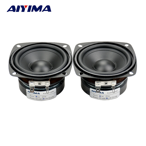 AIYIMA 2 pièces Audio haut-parleurs portables 3 pouces 4Ohm 15W étanche pleine fréquence basse extérieure Altavoz Portatil haut-parleur colonne ► Photo 1/6