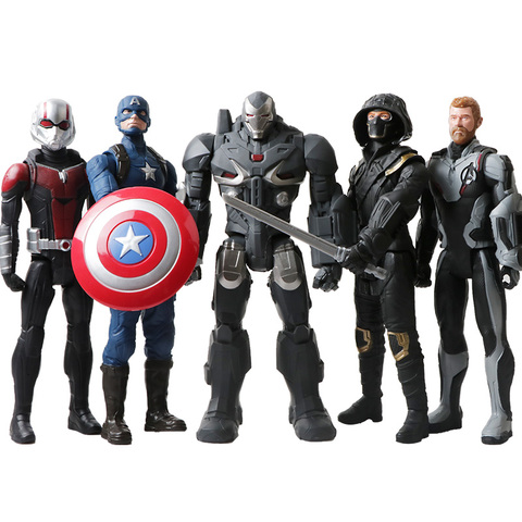 12 ''/30cm Marvel Avengers Endgame Titan Hero War Machine Captain America Ant man Hawkeye Thor figurines d'action jouet pour enfants cadeaux ► Photo 1/6