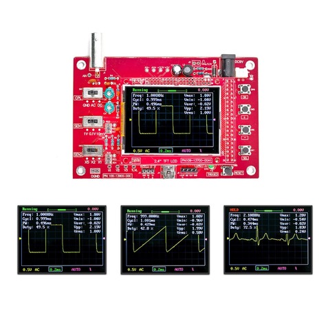 DSO FNIRSI-138 – Oscilloscope numérique TFT 2.4 pouces, 1Msps + sonde analogique à bande passante (soudé) ► Photo 1/6