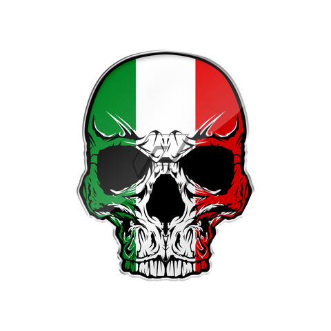 Autocollants 3D drapeau italien pour moto, décalcomanies pour casque, coque pour Aprilia Ducati, Yamaha AVG K1 K3 K4 K5 Vespa ► Photo 1/5