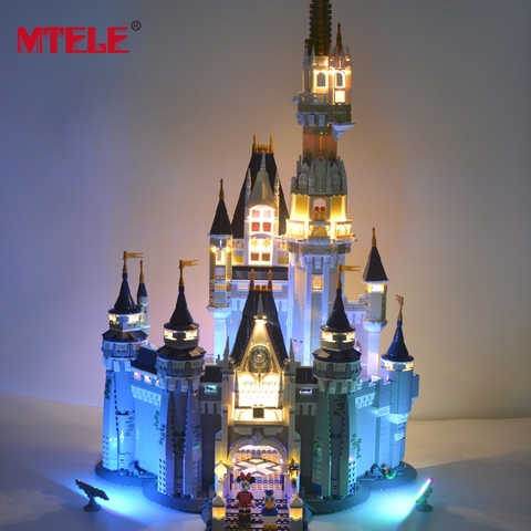 MTELE – Kit d'éclairage LED pour château de princesse cendrillon 71040, Compatible avec 16008 (modèle non inclus) ► Photo 1/6