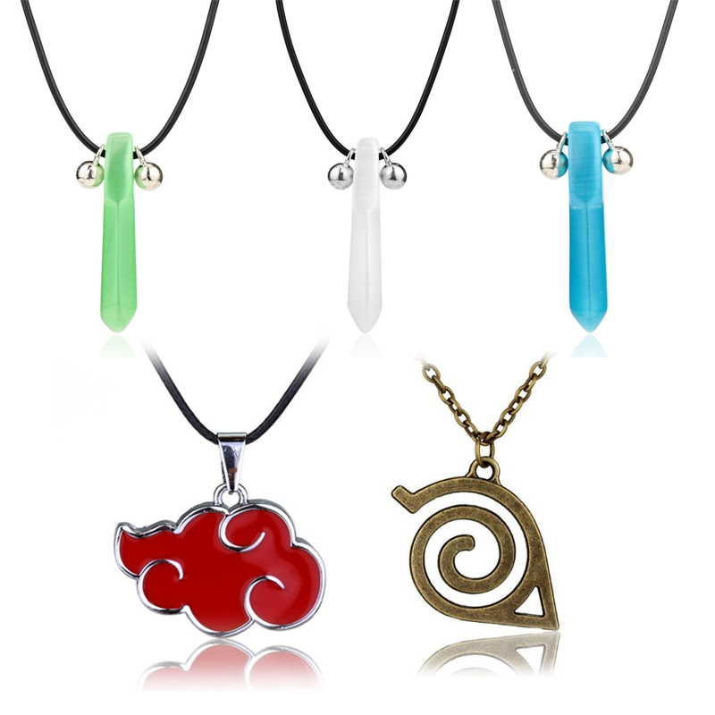 Collier pendentif Naruto Anime japonais pour femmes, Uzumaki NarAAMen, tour  de cou, cosplay, accessoires de bijoux, cadeaux pour amis - AliExpress