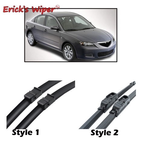 Erick – balais d'essuie-glace LHD, pour Mazda 3 BK 2003 – 2009, pare-brise, fenêtre avant 21 