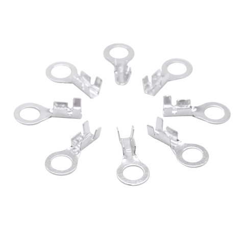 100 pcs/lot,, 5.2mm Dia Cuivre Circulaire D'épissure De Fil Terminal Connecteur Nu Pour 0.3-1.5mm2 Fil épaisseur 0.4mm ► Photo 1/3