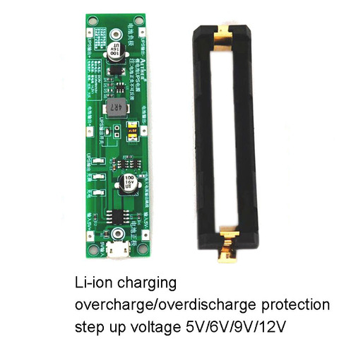 18650 Batterie Au Lithium Boost Step Up Module 5 v 9 v 12 v De Décharge De Charge le même temps UPS Protection conseil Chargeur Circuit Li-ion ► Photo 1/5