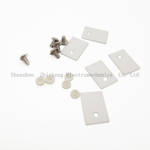 Lot de 5 transistors en céramique TO-220 TO220, 1x14x20mm, Protection d'isolation en mica ► Photo 1/4