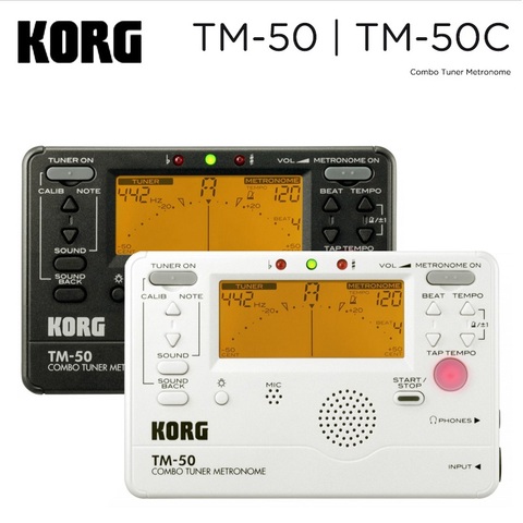 Korg TM-50 accordeur/métronome TM-60 noir et blanc disponible peut être utilisé pour le vent, la guitare, le ukulélé et les instruments de clavier de Piano ► Photo 1/6