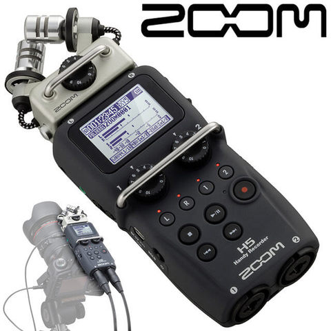 ZOOM H5 enregistreur numérique Portable professionnel à quatre voies enregistreur Portable version améliorée stylo d'enregistrement ► Photo 1/6