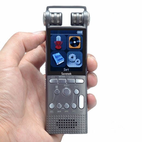 Enregistreur vocal Audio numérique professionnel activé par la voix 16GB 32G stylo USB sans arrêt 100hr enregistrement PCM 1536 Kbps, prise en charge de la carte TF ► Photo 1/6
