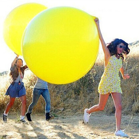 Grand ballon latex pour décoration de mariage 1 pièce | Ballons transparents, ballons confettis à hélium de 36 pouces, décorations de fête d'anniversaire pour adultes ► Photo 1/5