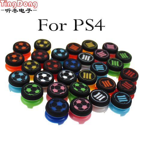 TingDong – capuchons de poignées de Joystick analogique souple pour Sony Dualshock 4 DS4, manettes d'extension pour manette PS4 ► Photo 1/4