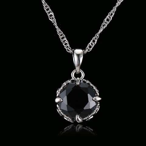 Emmaya-collier rond en cristal noir, de marque de luxe, pendentif, bijoux de mariage, Vintage, collier épais ► Photo 1/4