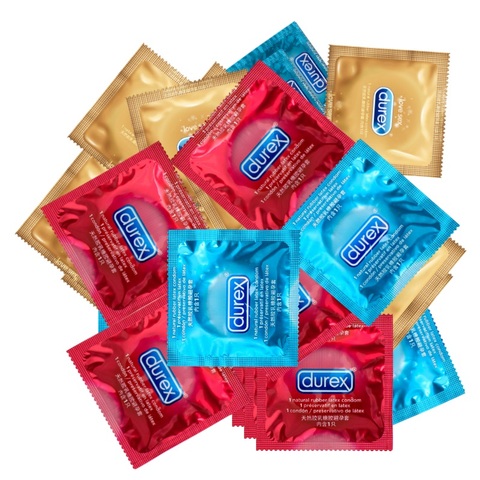 Durex-préservatifs mixtes, préservatifs pour hommes, 64/32 pièces, boîte, plaisir, Sexy, sûr, plus de 4 Types, boîte, pour hommes ► Photo 1/6