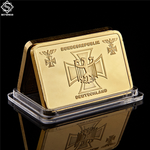 Or Deustche Bundesrepublik 1OZ barre d'or allemagne commémorative lingot Bar Collection cadeaux ► Photo 1/6