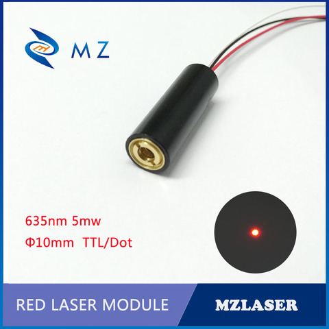 Module laser à point lumineux réglable 635nm 5mw, pilote APC industriel TTL, Module Laser à point rouge ► Photo 1/1