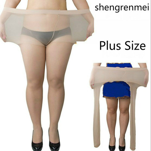 Shengrenmei 2022 grande taille collants Sexy collants fins pour 90 KG dames femmes 4 couleur bas ► Photo 1/5