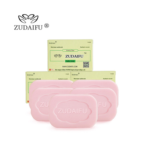 ZUDAIFU – savon au soufre naturel Anti-champignon, parfum de bain moussant au beurre, savon sain pour la peau ► Photo 1/6