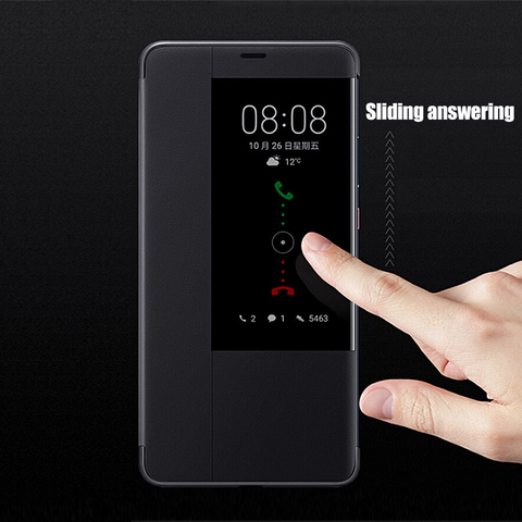 Coque de téléphone Huawei Mate 20 Pro, avec vue intelligente, sommeil automatique, couvercle rabattable, mince, Original ► Photo 1/6
