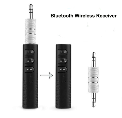 Support Bluetooth AUX Jack 3.5mm, récepteur Bluetooth, adaptateur d'appel mains libres, transmetteur de voiture, récepteur de musique automatique ► Photo 1/6