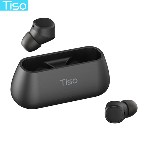 Tiso i4 Bluetooth 5.0 écouteurs TWS true wireless stéréo 3D casque sport IPX5 casque étanche avec double microphone ► Photo 1/1