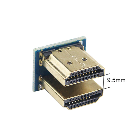 Connecteur HDMI pour écran HDMI Raspberry Pi de 5 pouces, Kit de connexion Rpi à monter soi-même, pièce accessoire ► Photo 1/4