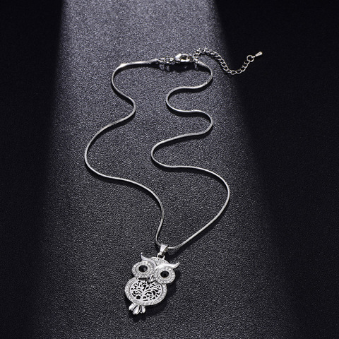 2022 Vente Chaude Bijoux Vintage Hibou Collier Pendentif Femmes Arbre De Vie Serpent Bijoux de La Chaîne Colliers et Pendentifs Bijoux kolye ► Photo 1/6