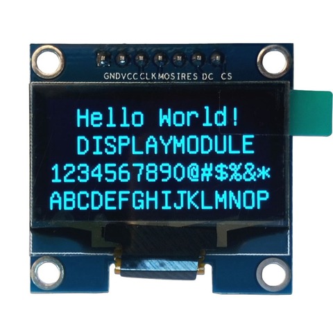 Module d'affichage OLED, 1.3 pouces, 128X64, bleu, 7 broches, interface SPI, écran oled, compatible avec Arduino ► Photo 1/4