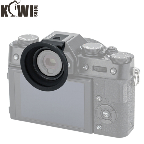 Viseur d'oculaire de caméra en silicone souple Via une tasse pour les yeux de chaussure chaude pour Fujifilm X-T20 X-T10 X-T30 Fuji XT20 XT10 XT30 ► Photo 1/6