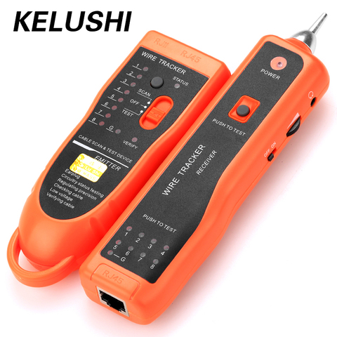 KELUSHI-testeur de diagnostic XQ-350, traqueur/traceur de fils de téléphone, pour tp STP, Cat5, Cat6, RJ45 LAN, détecteur de ligne et RJ11 ► Photo 1/6