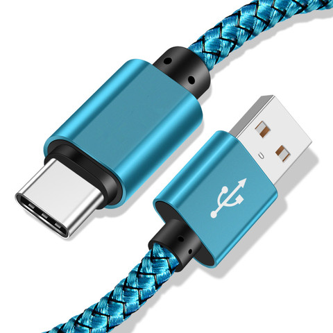 Câble USB de Type C USB-C pour recharge rapide et transfert de données, cordon de chargeur pour téléphone Samsung S10 S9 Xiaomi Mi 9 Huawei P30 20 ► Photo 1/6