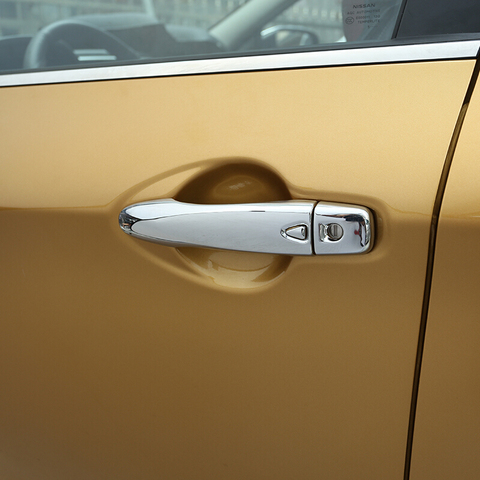 Protection de poignée de porte pour Renault Kadjar (2015 2016 2017 2022), accessoires avec couvercle décoratif chromé, finition de voiture, 8 pièces ► Photo 1/5