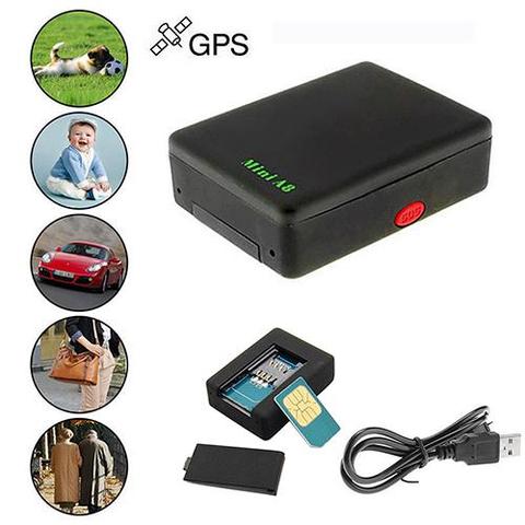 Localisateur Global A8 GSM/GPRS GPS LBS, Mini voiture en temps réel pour enfant, traceur de suivi, câble USB ► Photo 1/1