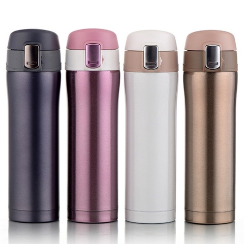 4 couleurs maison cuisine vide flacons Thermoses 500ml /350ml acier inoxydable isolé Thermos tasse tasse à café voyage boisson bouteille ► Photo 1/6