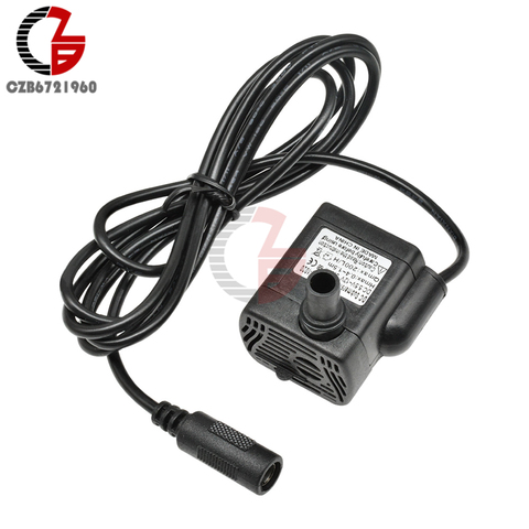 Pompe à eau, 5.5V-12V, 3W DC, étanche IP68, Submersible, avec moteur solaire, 200l/H, 0.4-1.5M, pour Aquarium, fontaine ou Aquarium ► Photo 1/6