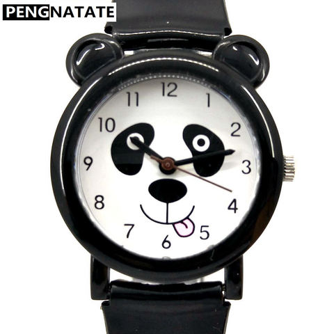 Montre WILLIS-montre-bracelet en Silicone pour enfants garçons et filles, étanche, motif Panda, Quartz, dessin animé ► Photo 1/6