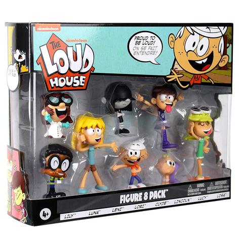 Loud House – figurines d'action pour enfants, jouets pour cadeau de noël, 8 pièces/ensemble, Lincoln, Clyde, Lori, Lily, Leni, Lucy, Lisa, Luna ► Photo 1/5
