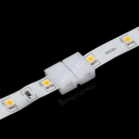 Connecteur de bande de LED 8mm/10mm 2 broches 4Pin pour 3528 5050 5630 couleur unique aucun connecteur de soudure pour l'assemblage de bande ► Photo 1/5