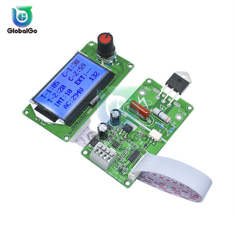 40A 100A soudeur par points LCD numérique Double impulsion encodeur Module de carte de contrôle pour 18650 batterie au Lithium soudeurs par points outils ► Photo 1/6