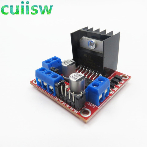 Module de carte de pilote de moteur L298N pour robot de voiture intelligente arduino ► Photo 1/5