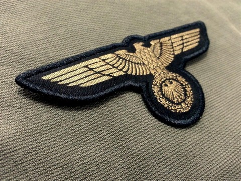 Patch tissé allemand, aigle marine à coudre ► Photo 1/2