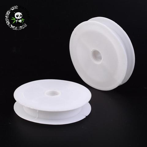 Bobine de fil vide en plastique, bobines de fil blanc, 83x16mm ► Photo 1/5