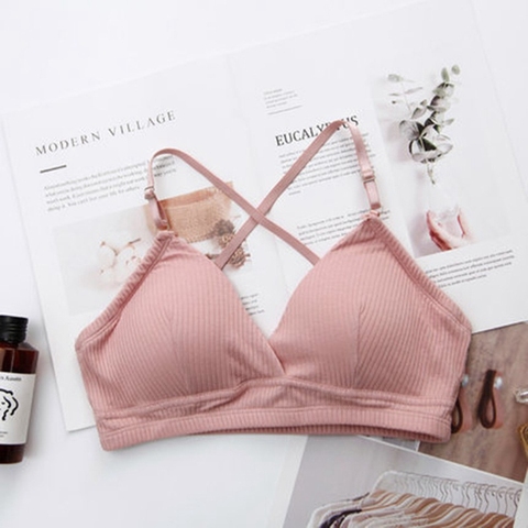 Femmes soutien-gorge mince sans couture fil libre Bralette dos nu sans couture Bras pour femmes Sexy sous-vêtements ► Photo 1/6