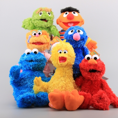 9 Styles sésame rue Elmo Cookie Bert Grover gros oiseau en peluche jouet enfants éducatifs doux poupées 28-35 cm ► Photo 1/6