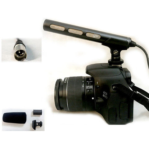 Pour SONY ECM-XM1 Sharp caméra directivité pistolet Microphone professionnel DSLR condensateur vidéo entretien Microphone accessoire de rechange ► Photo 1/6