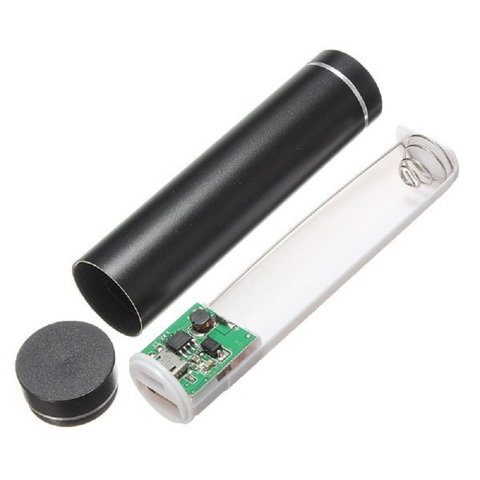 1 PCE métal 5V USB batterie externe étui 1X18650 batterie chargeur boîte bricolage pour téléphone portable ► Photo 1/6
