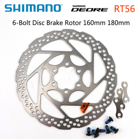 Shimano Alivio Deore SM-RT56 – disque de frein à 6 boulons pour vtt, 160mm 180mm M6000 ► Photo 1/2