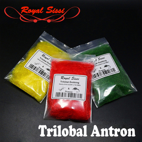 Dubs trilobal antron, 12 couleurs en option, matériaux translucides, gleamy, cristal tchèque, buggy nymphe ► Photo 1/6