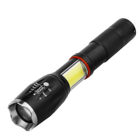 Lampe de poche tactique LED 8000 Lumens T6 COB, lanterne magnétique 6 Modes, étanche pour la mise au point télescopique, lumière de travail ► Photo 1/6
