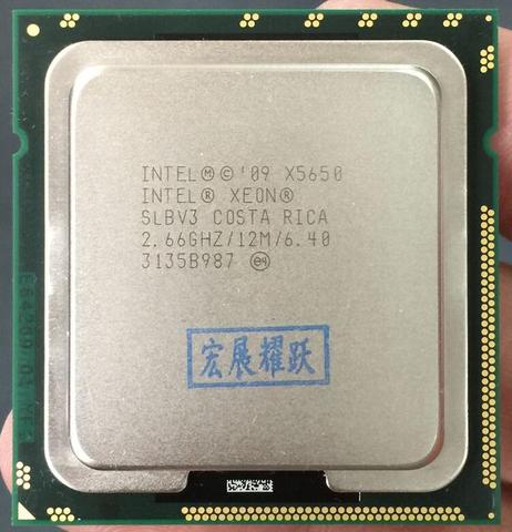 Ordinateur PC Intel Xeon processeur X5650 (12 M Cache, 2.66 GHz, 6.40 GT/s Intel QPI) LGA 1366 ServerCPU ► Photo 1/2