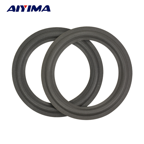 AIYIMA 2 pièces 8 pouces haut-parleur mousse côté Woofer haut-parleur basse mousse réparation accessoires bricolage éponge bulle Rdge anneau cercle ► Photo 1/5